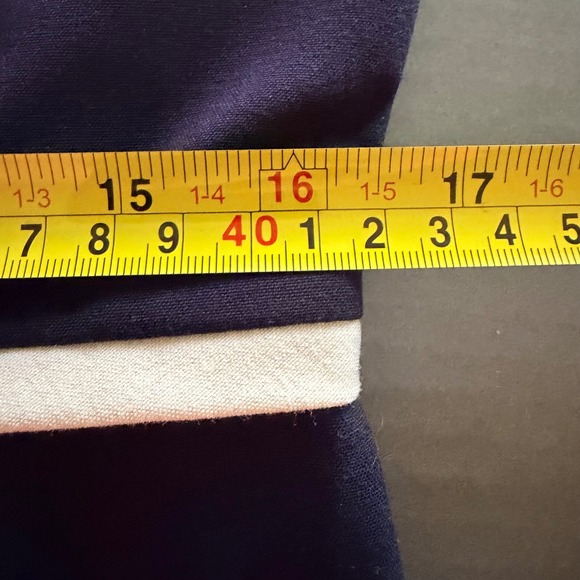 Calvin Klein White Piping Sheath Dress Navy Sz 12 business casual work office - Picture 6 of 7